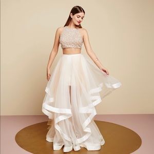 Terani Couture 2 piece gown, size 2